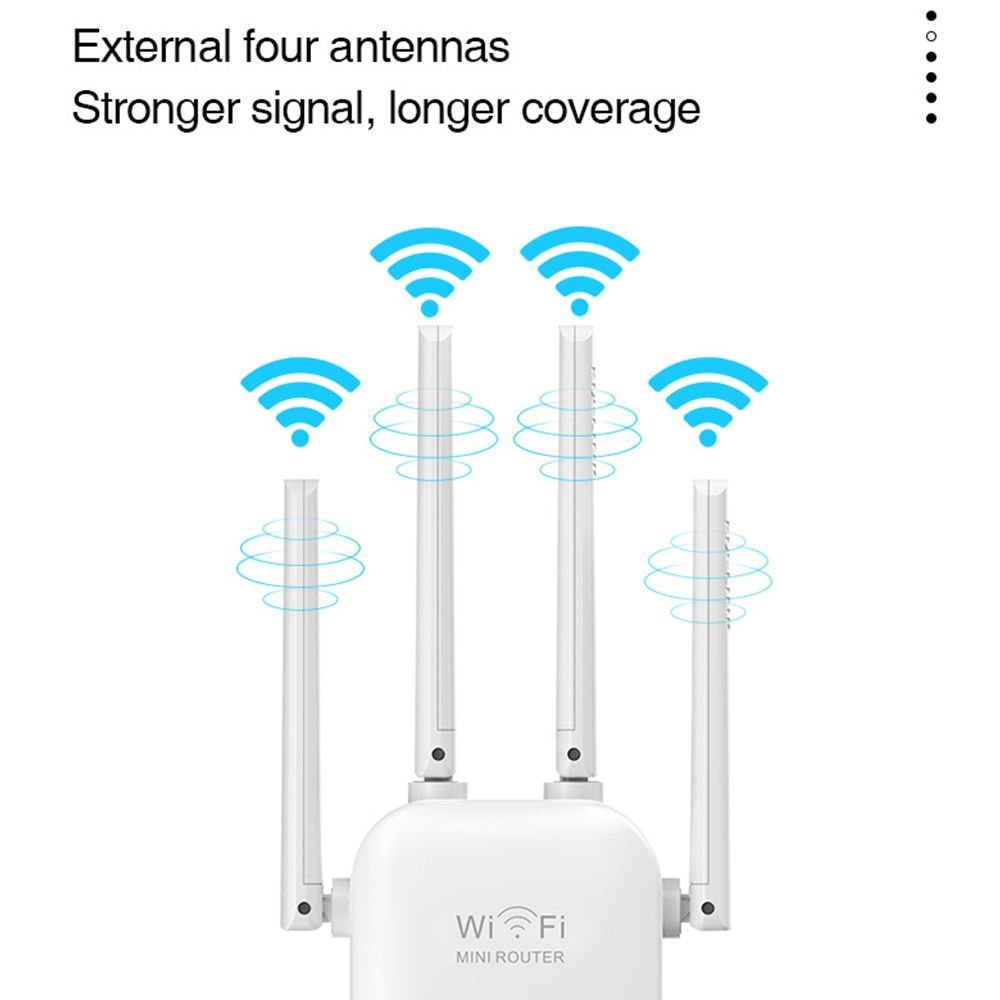 Topleo 1200Mbps Wireless Repeater WiFi Router Signal Booster long range repeater 2g 3g 4g 5g range extender repeater wifi